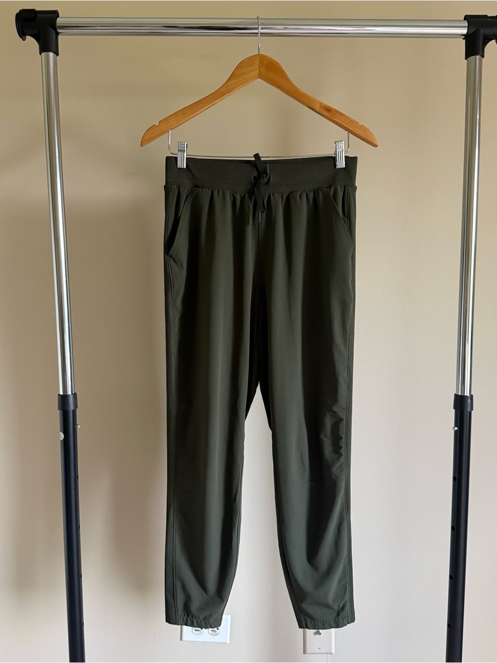 All In Motion Olive Green Drawstring Joggers